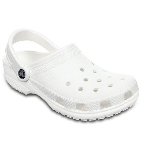 fake white croc shoes|white crocs unisex.